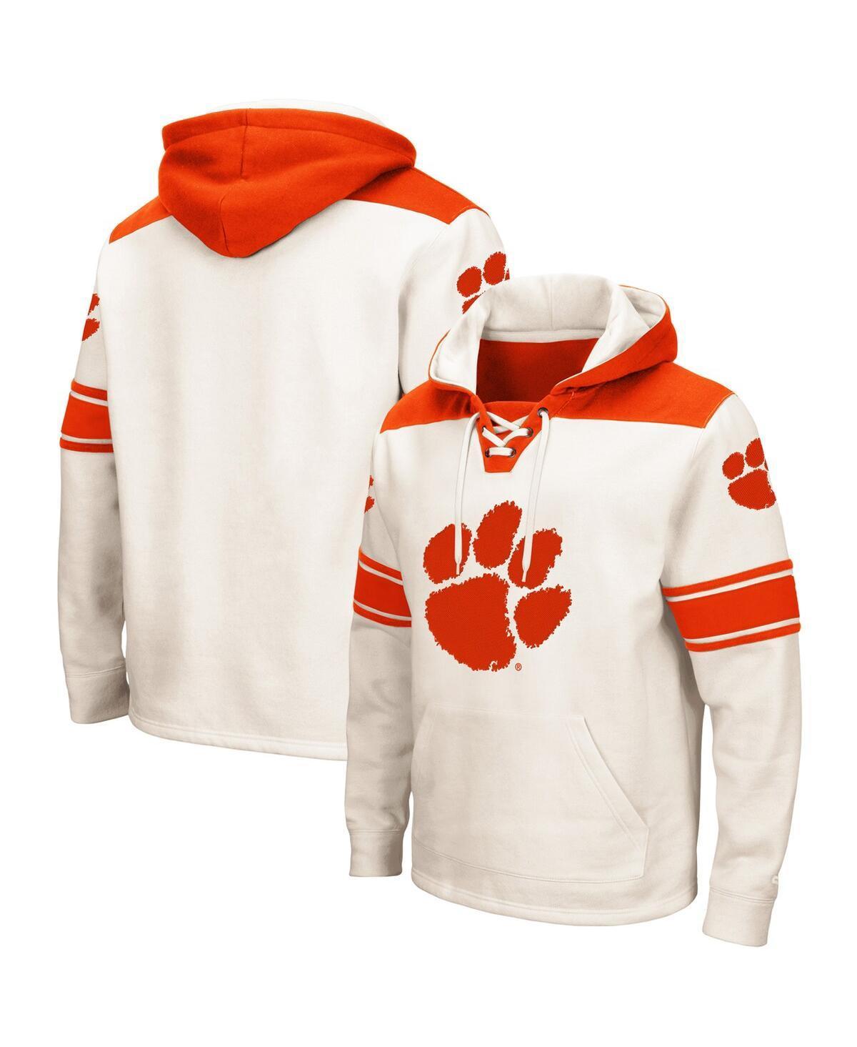 Mens Colosseum Orange Clemson Tigers 2.0 Lace-Up Pullover Hoodie Product Image