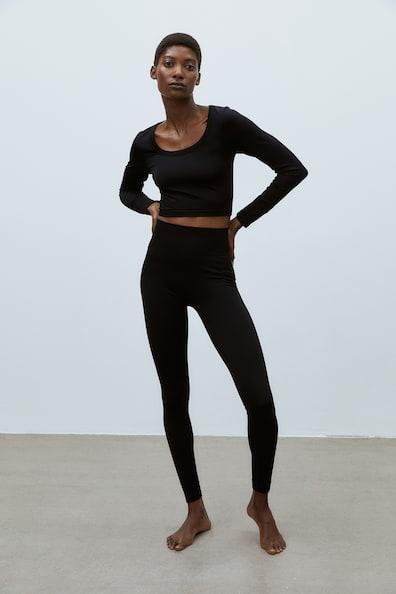 Seamless Sports Crop Top in DryMove™ Product Image