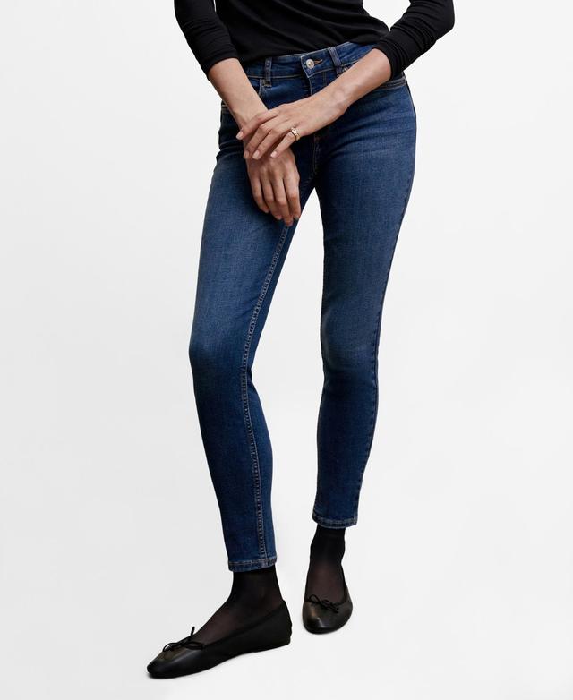 MANGO - Skinny push-up jeans dark blue - 20 - Women Product Image