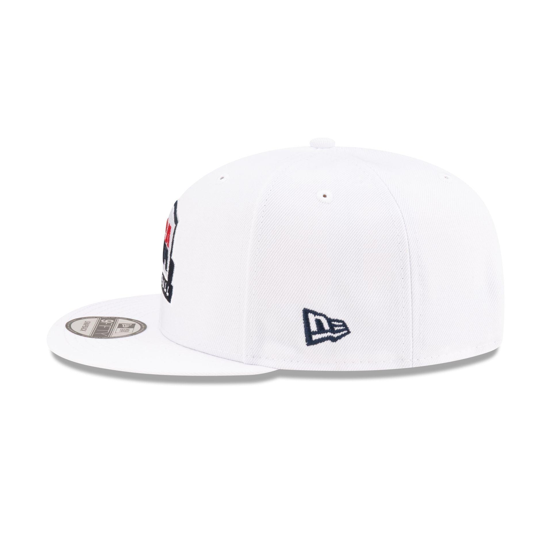 USA Basketball Optic White Sidepatch 9FIFTY Snapback Hat Male Product Image