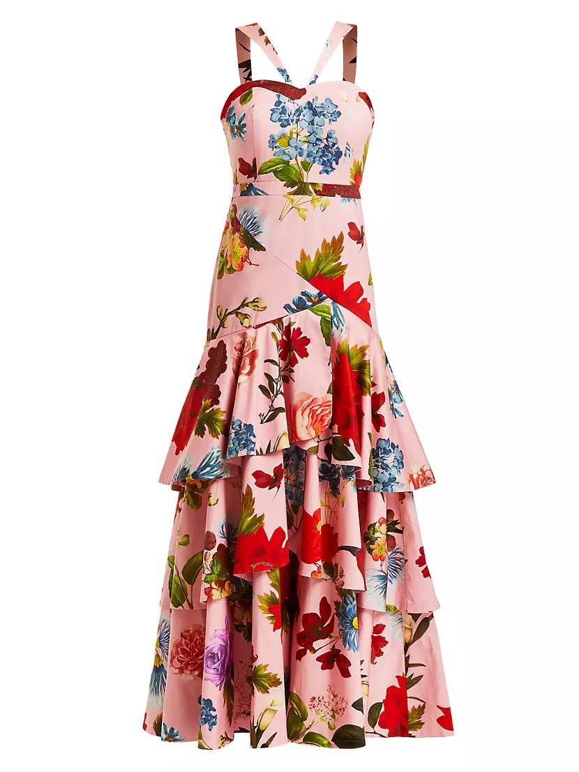 Victoria Tiered Floral Dress Product Image