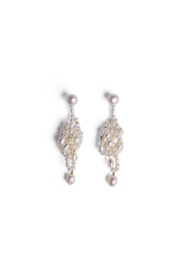 Pearl Knot Earrings Product Image