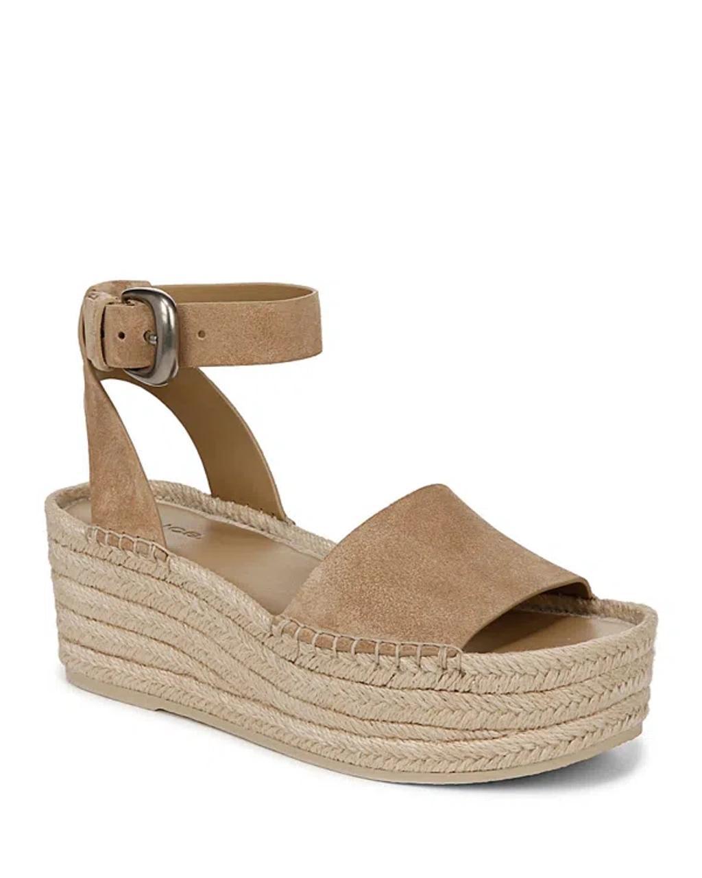 Vince Womens Belisa Square Toe Espadrille Platform Sandals Product Image