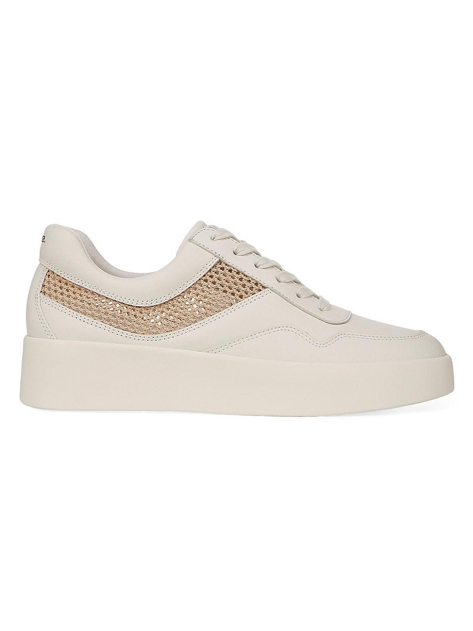 Womens Warren Court 38MM Leather Sneakers Product Image