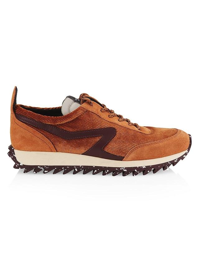 Womens Retro Runner Suede & Leather Sneakers Product Image