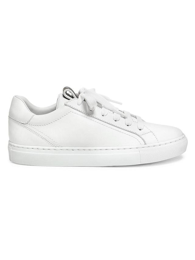 Womens Leather Low-Top Sneakers Product Image