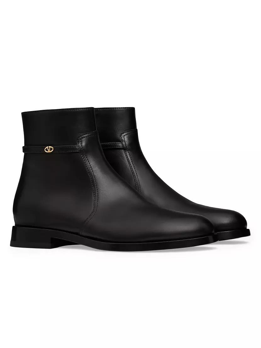 Mini VLogo Signature Calfskin Boots Product Image