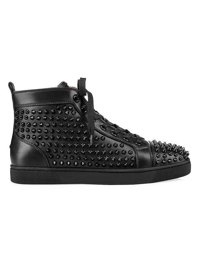 Men's Louis Mid-Top Spiked Leather Sneakers Product Image