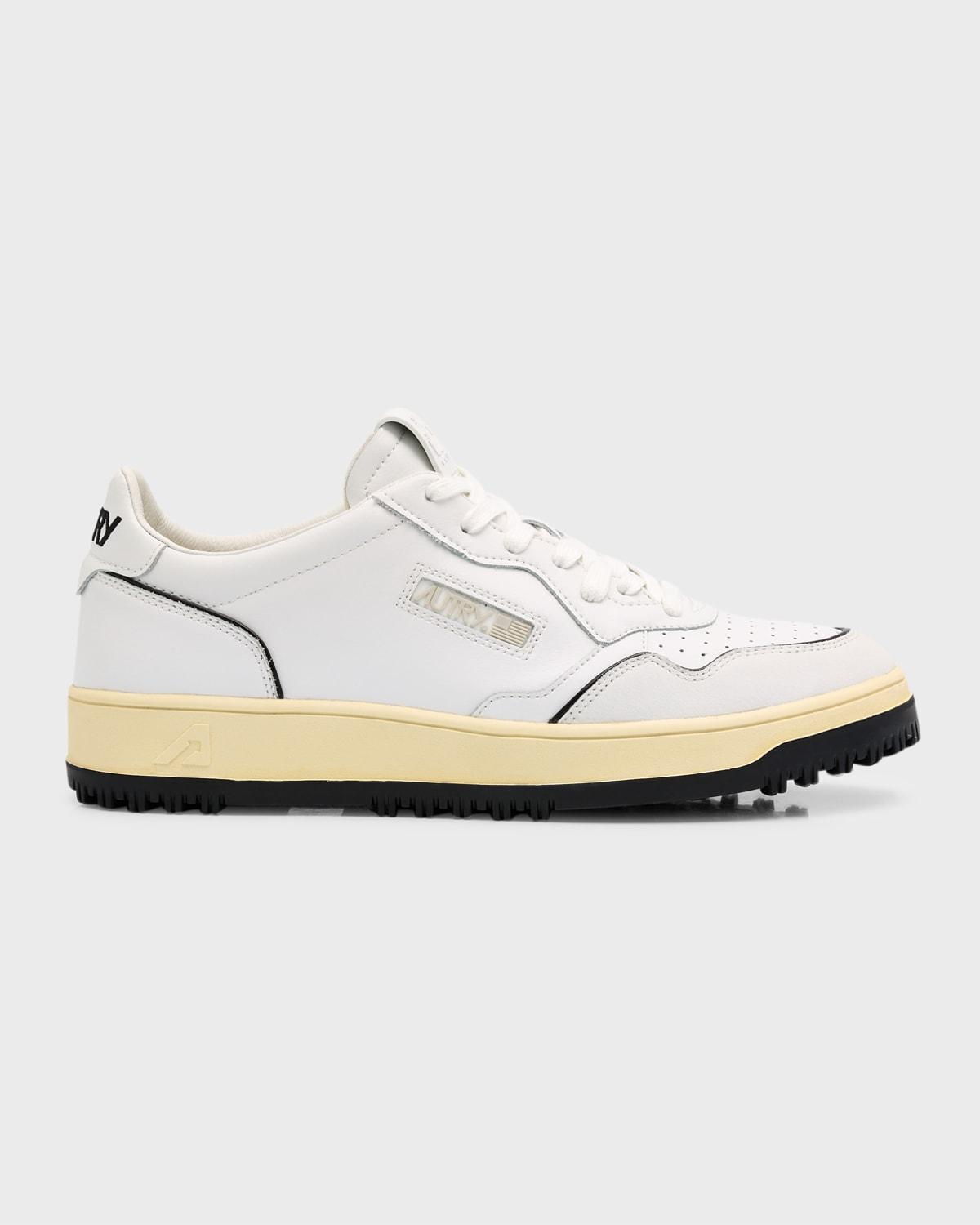 Mens Golf Leather Low-Top Sneakers Product Image