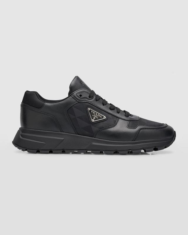 Men's Prax Triangle Logo Runner Sneakers  Product Image