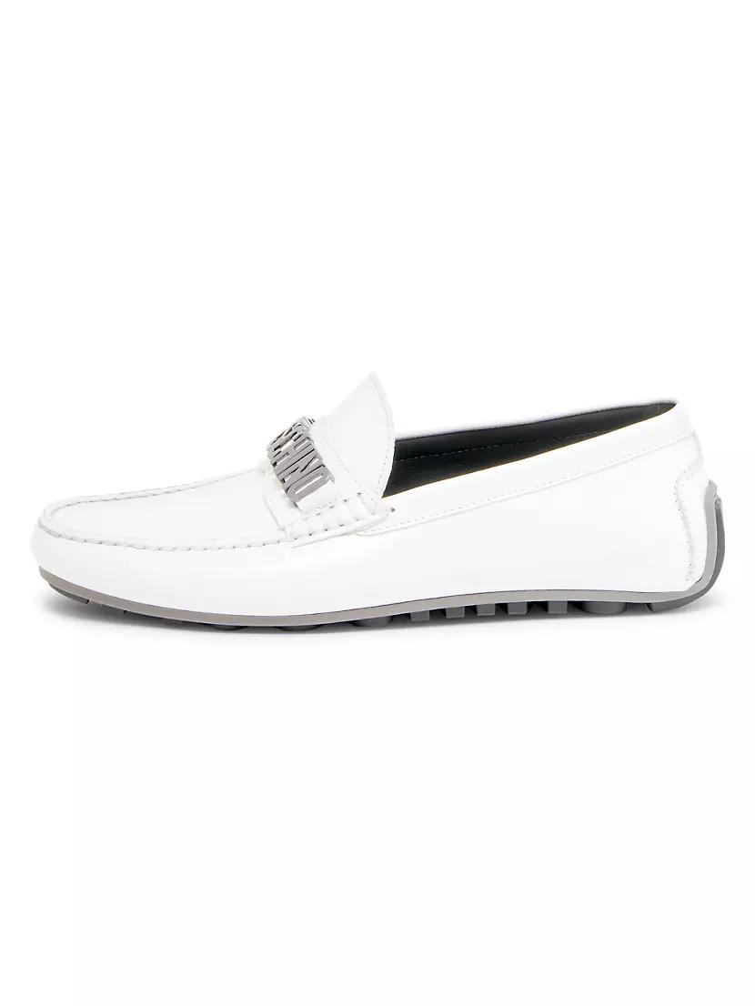 Logo Leather Loafers Product Image