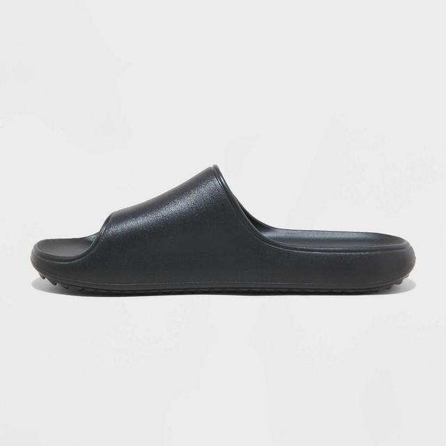 Mens Joshua Slide Sandals - Goodfellow & Co Black 9 Product Image