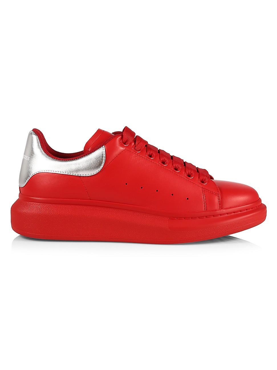 Mens Leather Oversized Sneakers Product Image