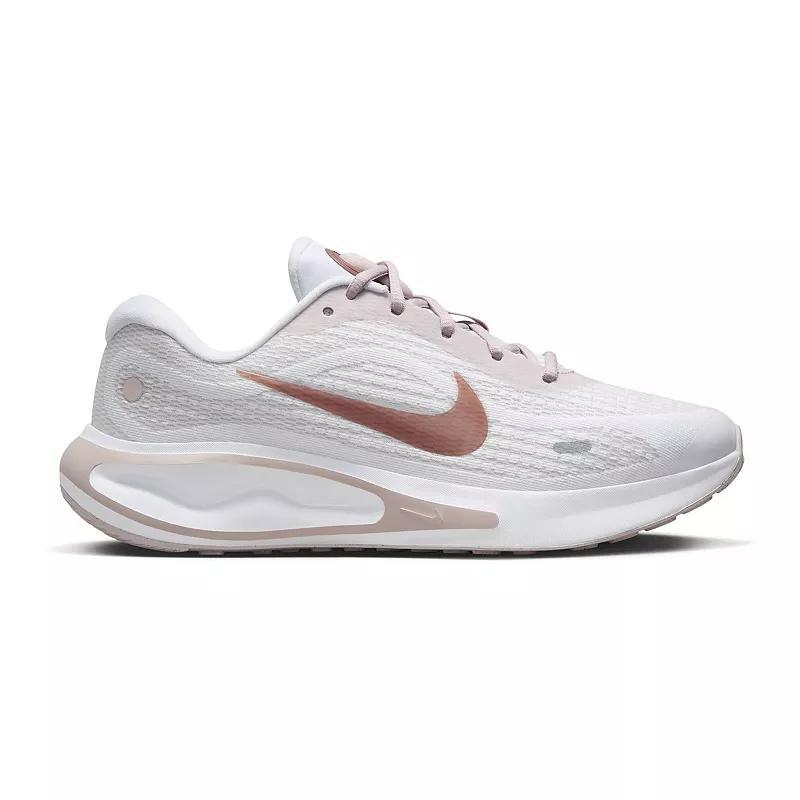 Nike Journey Run Womens Road Running Shoes White Smoky Pink Product Image