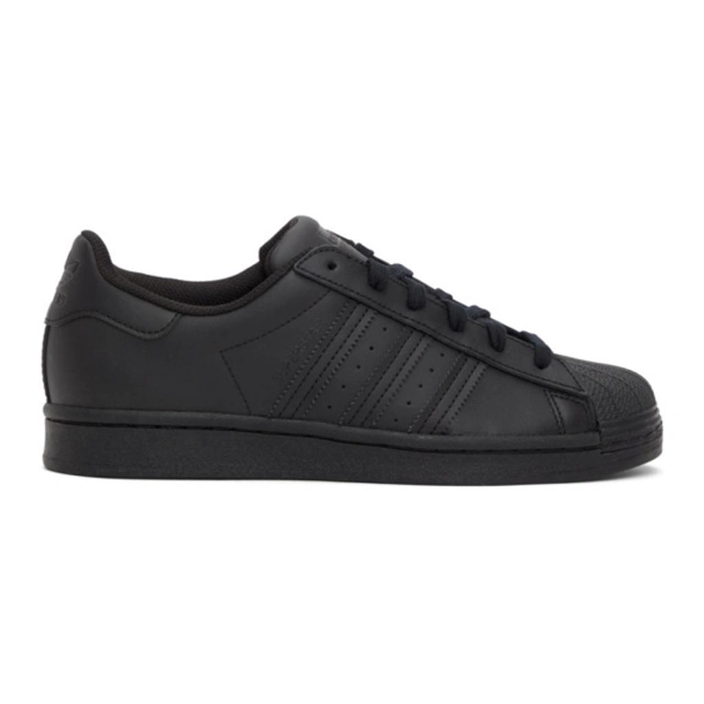 ADIDAS ORIGINALS Black Superstar Sneakers Product Image