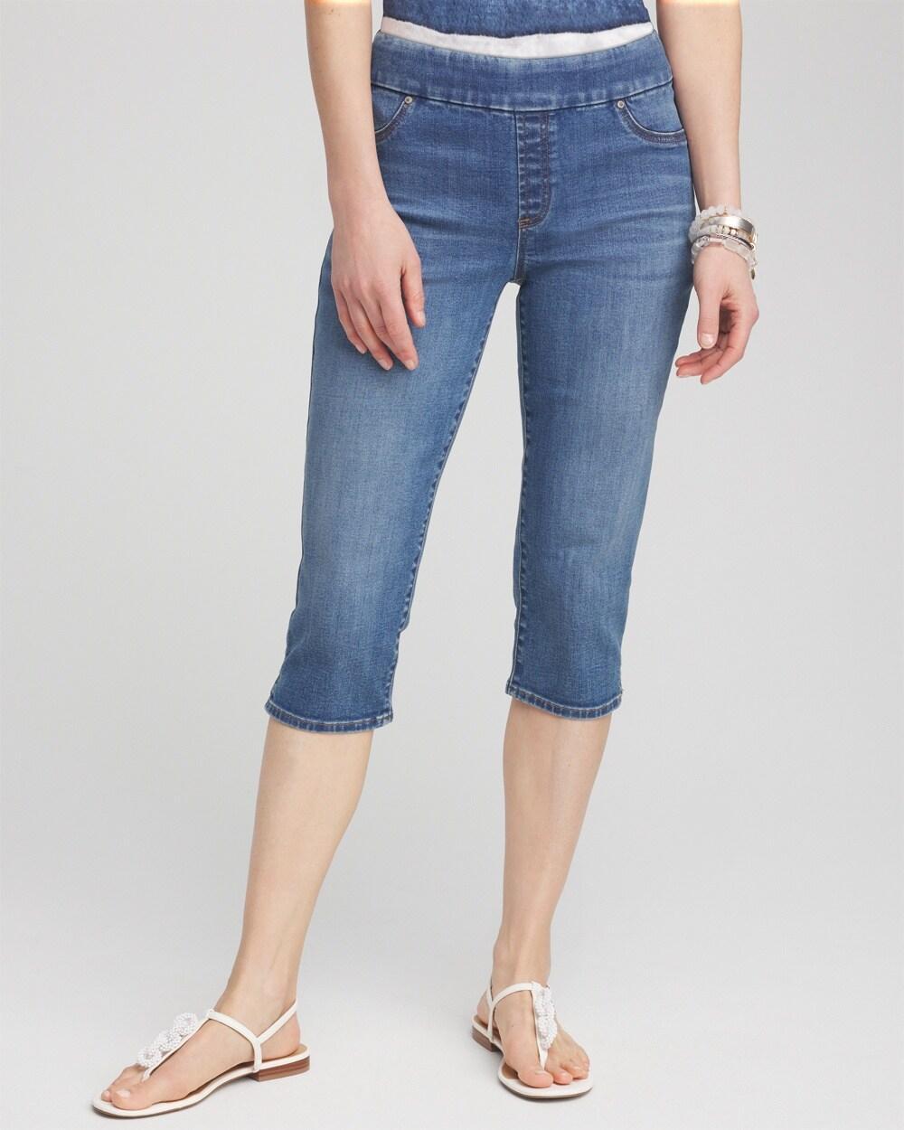 Women's 17" Pull on Capris Product Image