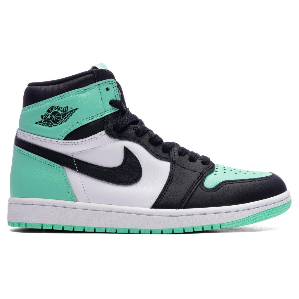 Air Jordan 1 Retro High OG - White/Black/Green Glow Male Product Image