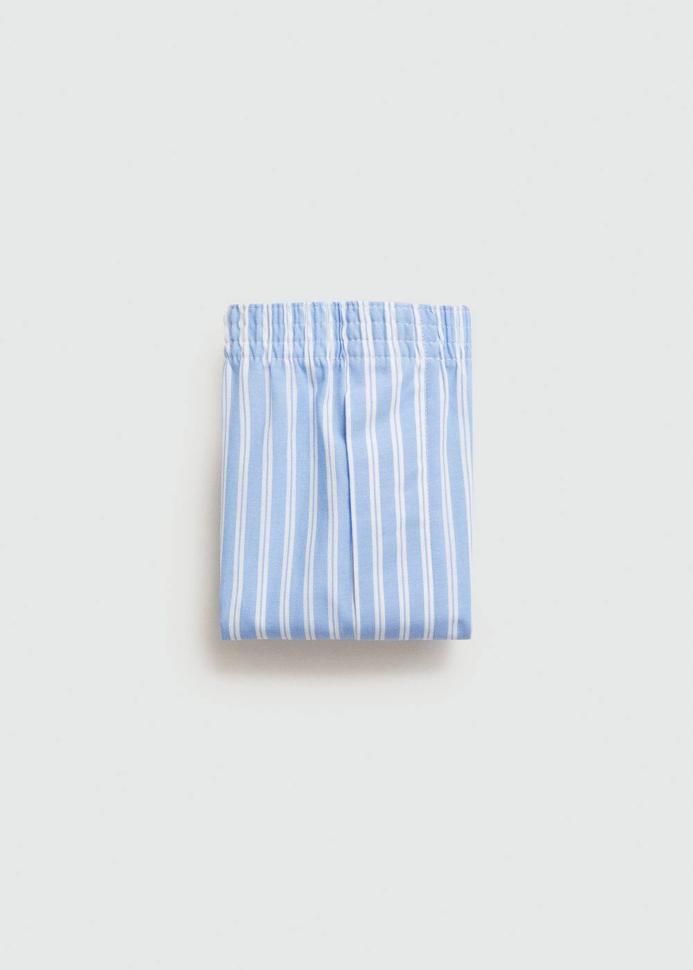 Striped printed cotton briefs - Men | MANGO USA Product Image