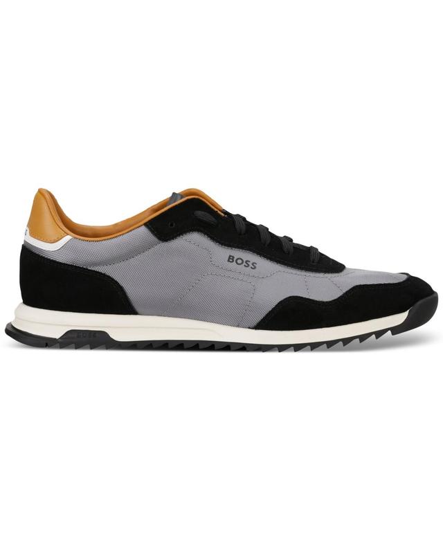 Boss by Hugo Boss Mens Zayn Low Top Lace-Up Sneakers Product Image