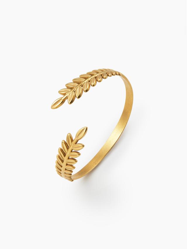 OLIVE BRANCH LEAF CUFF BRACELET Product Image