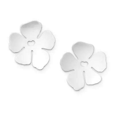 Floral Silhouette Earrings Product Image