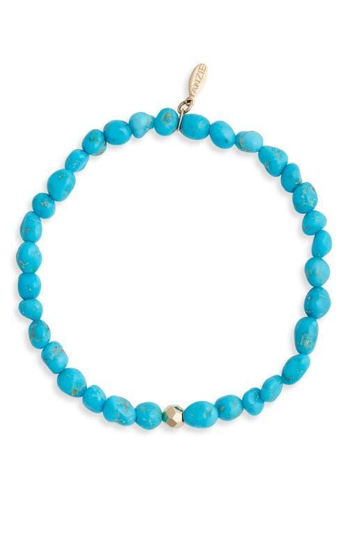 Anzie Boheme Sleeping Beauty Turquoise Beaded Stretch Bracelet Product Image