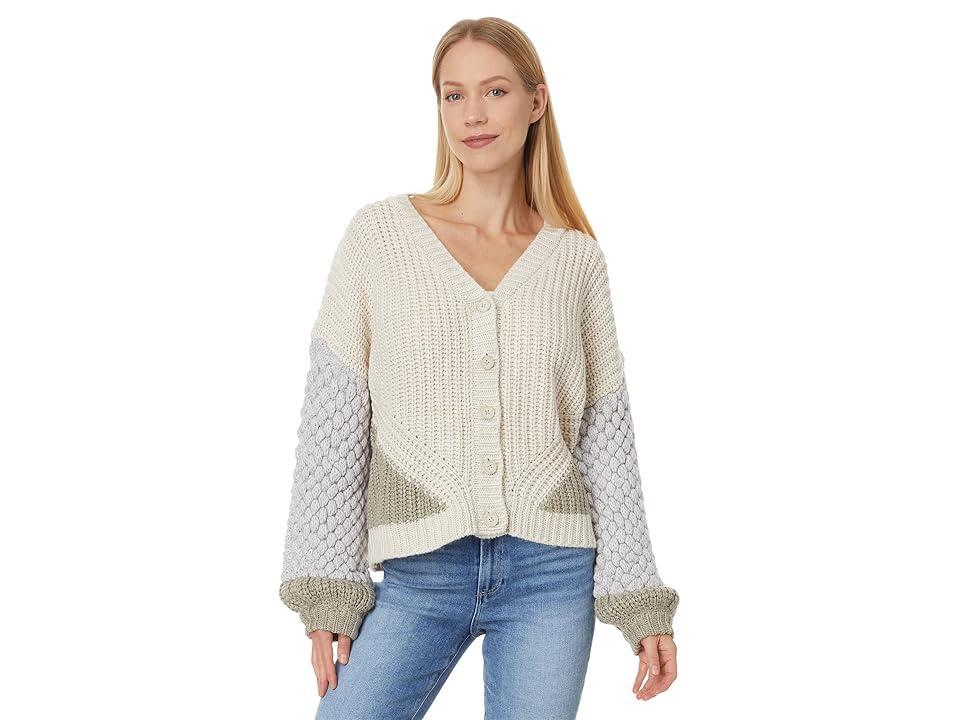 Splendid Margo Cardigan (White Sand/Dew) Women's Sweater Product Image