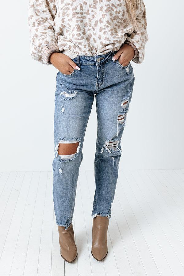 The Mason High Waist Relaxed Skinny in Medium Wash Product Image