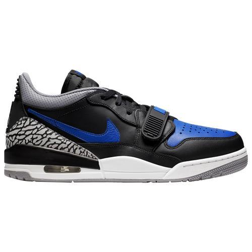 Jordan Mens Jordan Legacy 312 Low - Mens Basketball Shoes Black/Game Royal/White Product Image