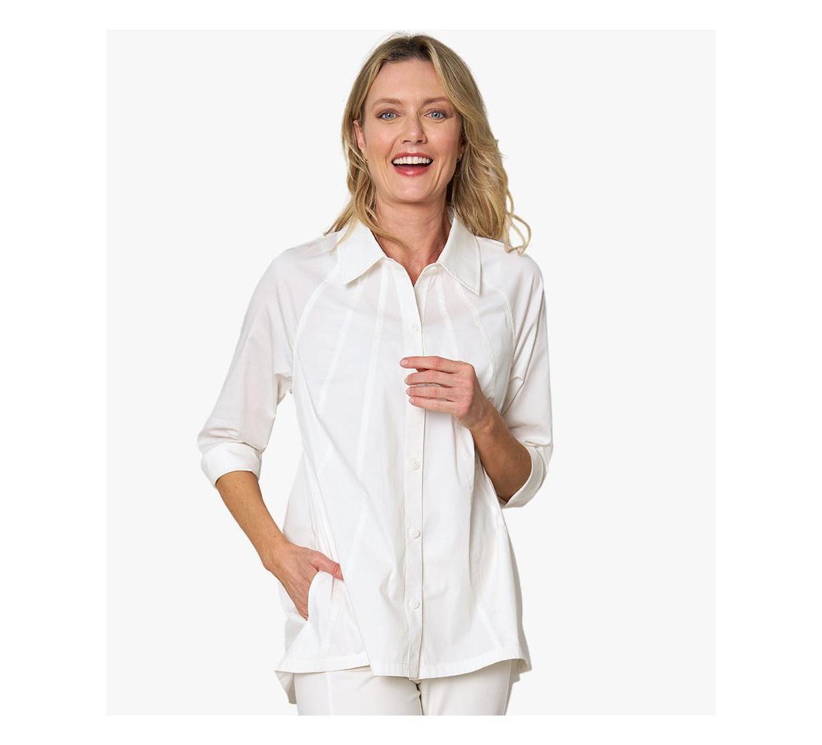 Women's Back Shirring Detail Rhapsody Shirt Product Image