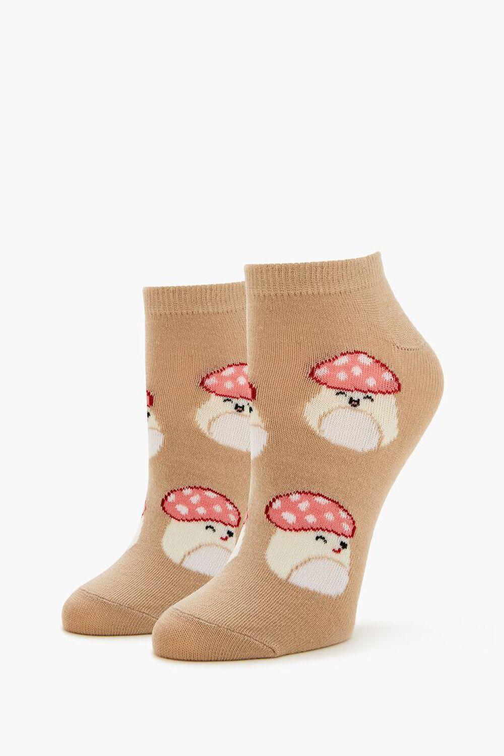 Squishmallow Mushroom Ankle Socks | Forever 21 Product Image