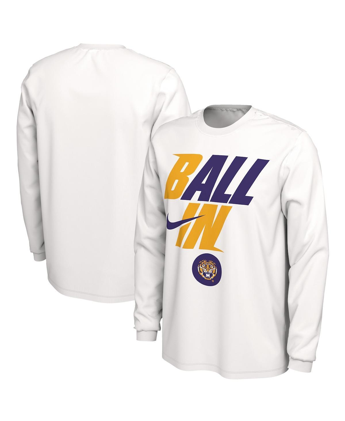 NIKE Men's  White Tennessee Volunteers Ball In Bench Long Sleeve T-shirt Product Image