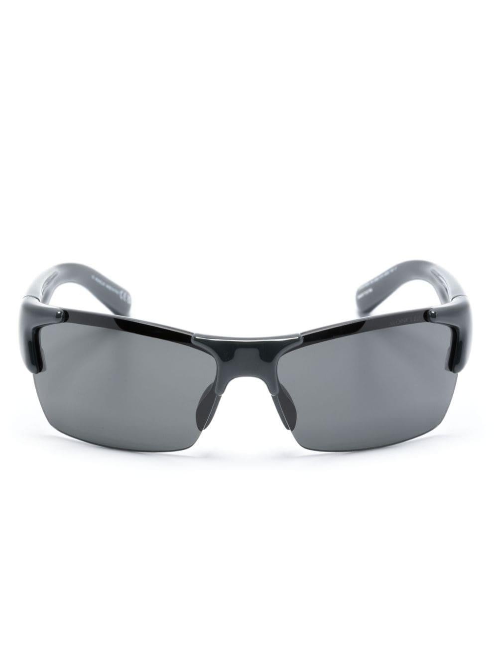 Spectron Sonnenbrille Mit Eckigem Gestell In Grey Product Image