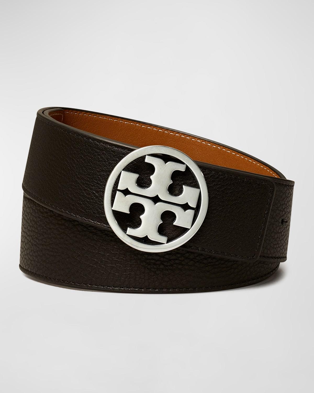 Tory Burch Logo Reversible Leather Belt Product Image