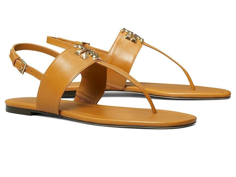 Tory Burch Womens Eleanor Thong Toe Logo Sandals Product Image