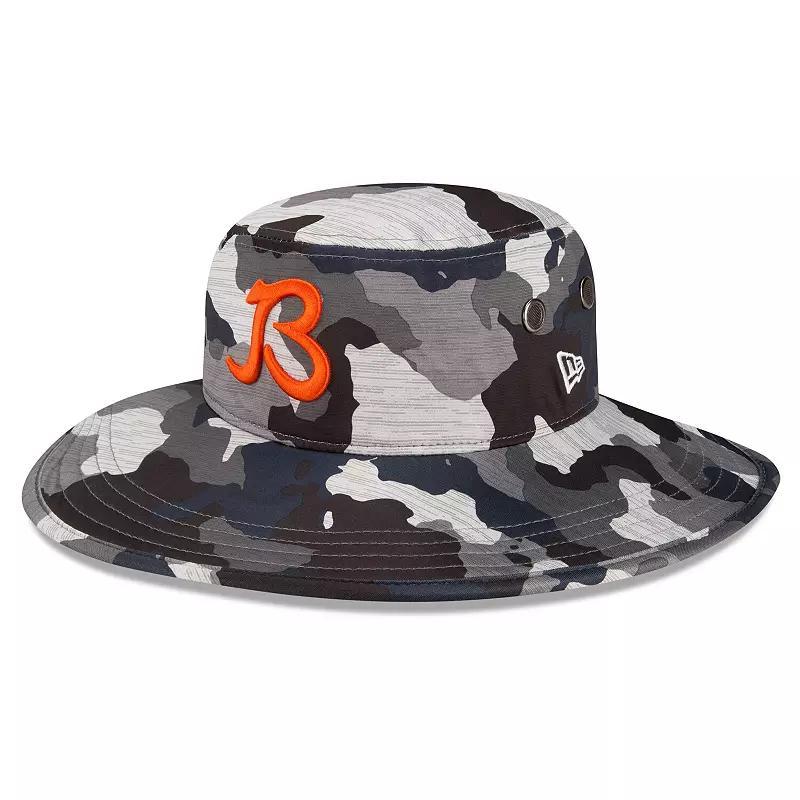 Mens New Era Camo Chicago Bears 2022 Nfl Training Camp Official Script Panama Bucket Hat Product Image