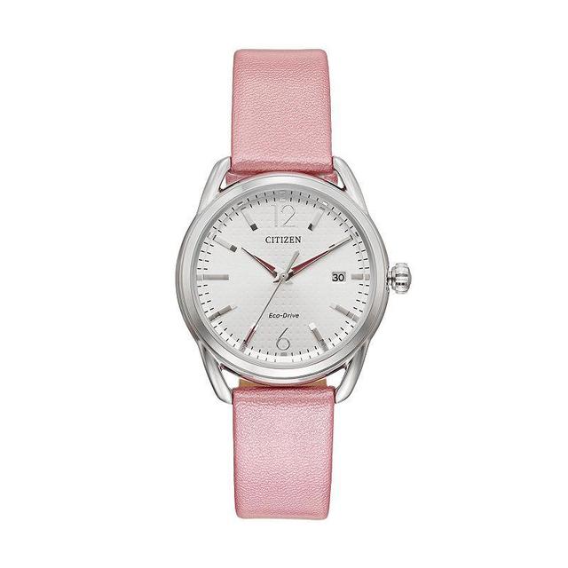 Drive from Citizen Eco-Drive Womens LTR Leather Watch, Pink Product Image