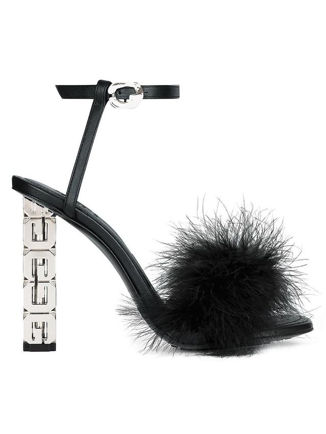 Givenchy G-Cube Feather Ankle Strap Sandal Product Image