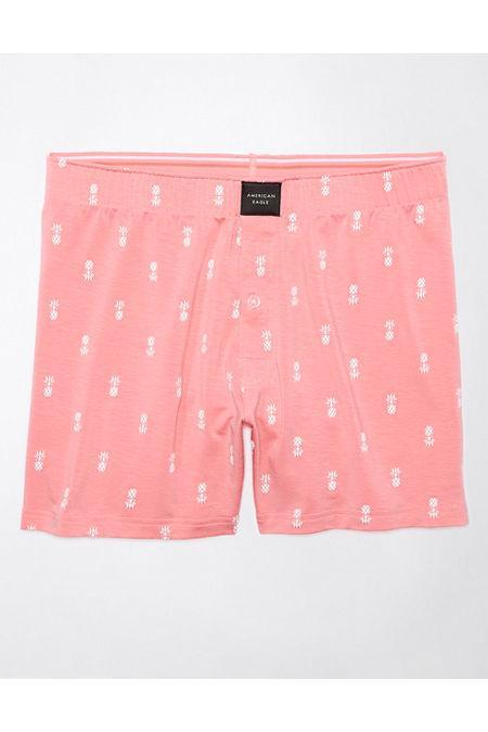 AEO Pineapples Slim Knit Ultra Soft Boxer Short Men's Product Image