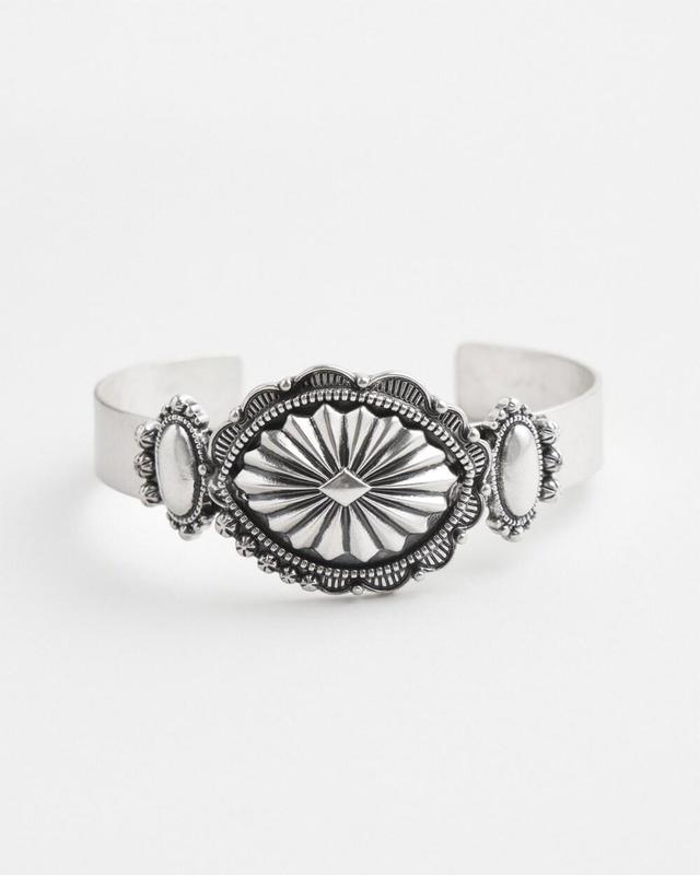 Western Flex Cuff Bracelet   Chico's - Silver - Women Product Image