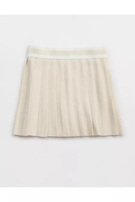 Aerie Pleated Sweater Mini Skirt Women's product image