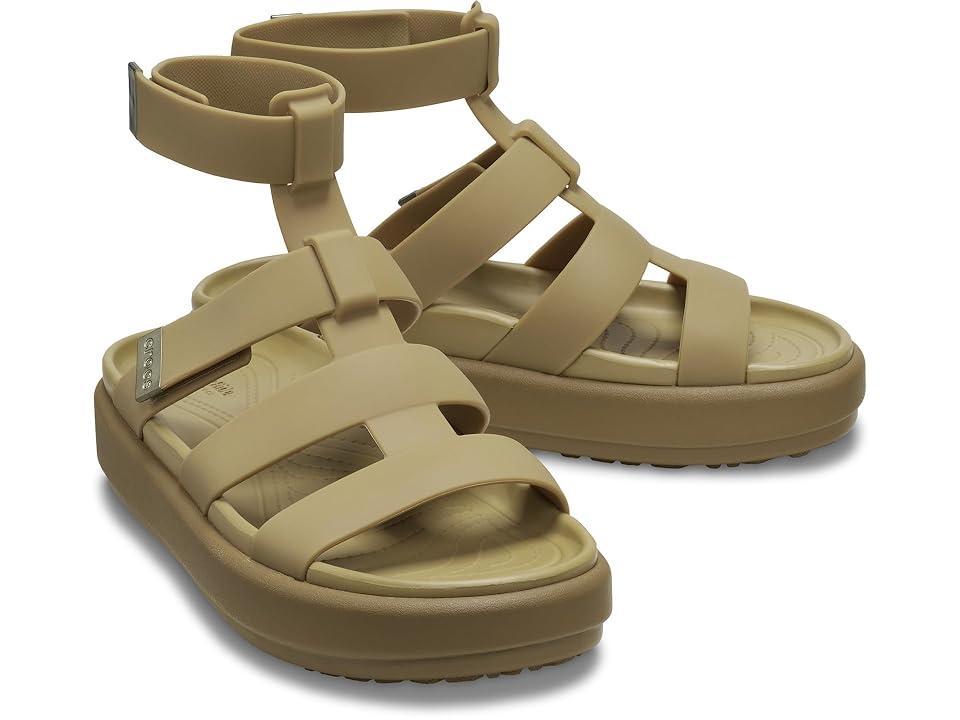 Womens Crocs Brooklyn Luxe Gladiator Sandal Product Image