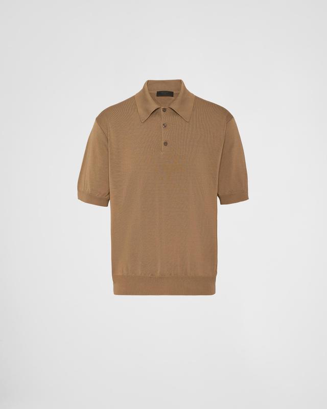 Cotton polo shirt Product Image