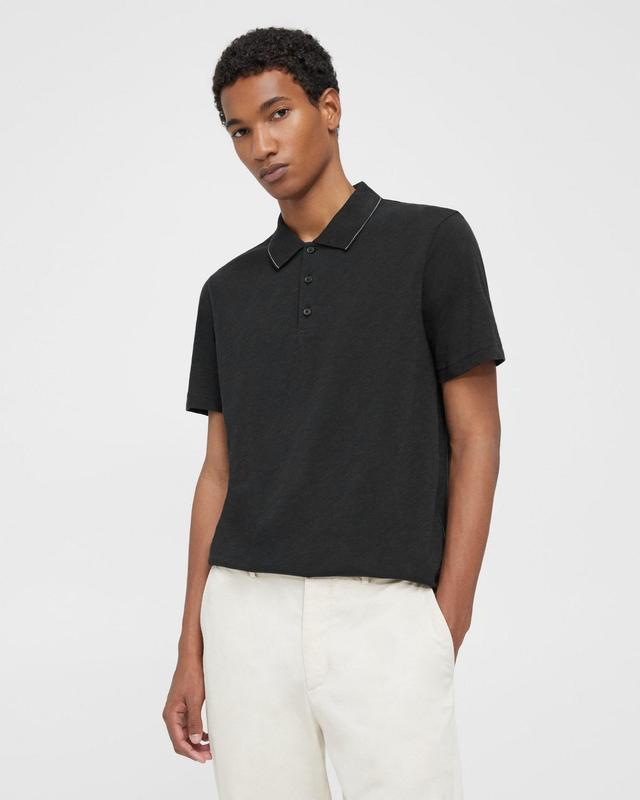 Bron Polo Shirt in Slub Cotton Product Image