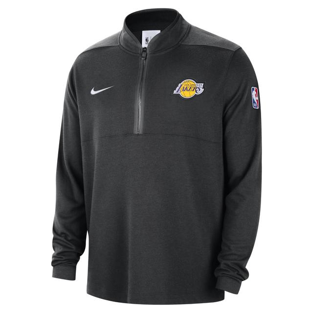 Nike Mens Black Los Angeles Lakers 2024/25 Courtside Performance Half-Zip Top Product Image