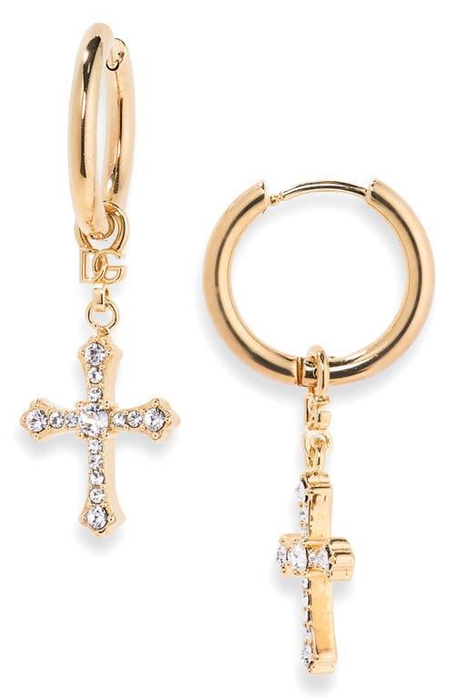 Dolce & Gabbana DNA Cross Hoop Earrings Product Image