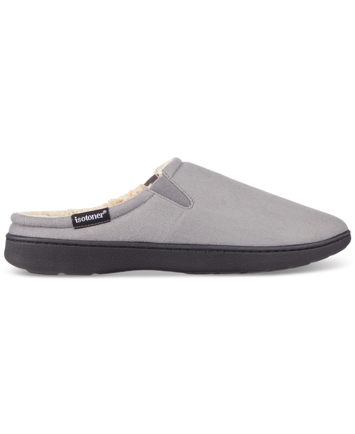 Isotoner Mens Microsuede Hoodback Slipper Product Image