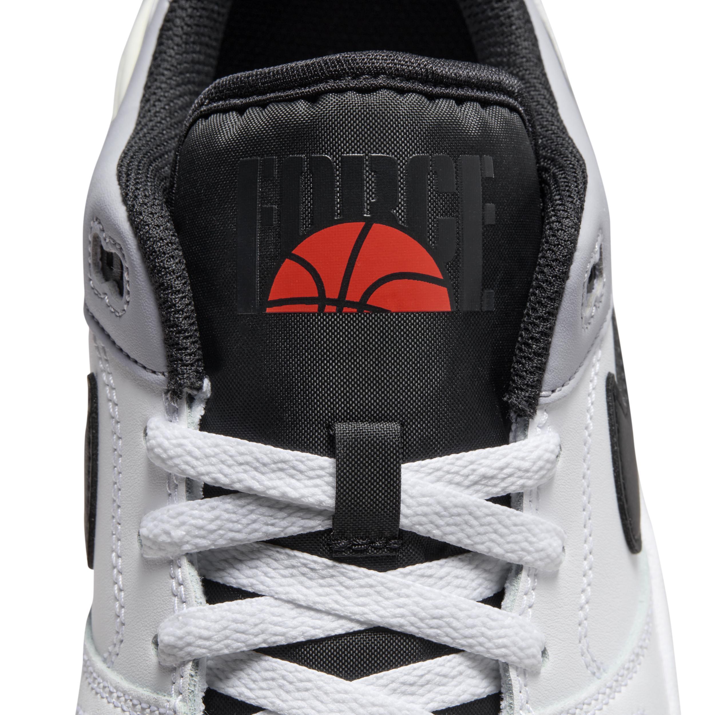 Nike Mens Nike Full Force Low - Mens Shoes White/Red Product Image