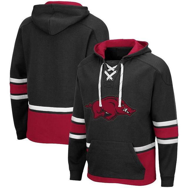 Mens Colosseum Arkansas Razorbacks Lace Up 3.0 Pullover Hoodie Product Image