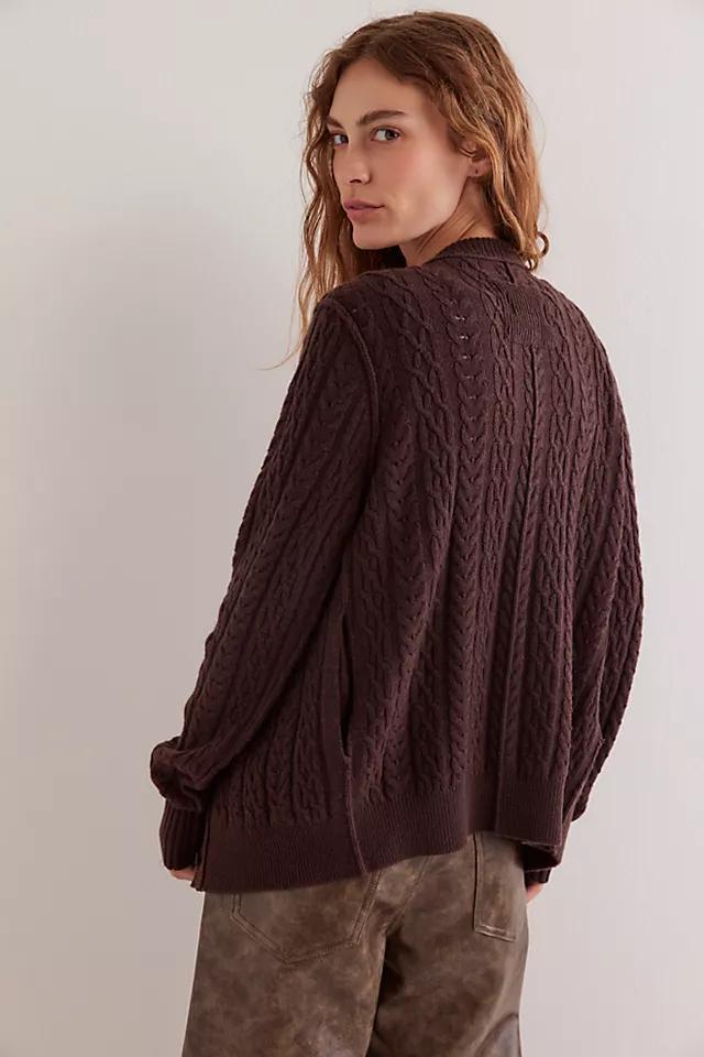 We The Free Aydin Cable Cardi Product Image